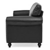 VASIP 83" Black PU sofa for living room, apartment, home office - 4 of 4