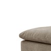 37" Naveen Ottomans and Benches Khaki Linen - Acme Furniture - 4 of 4