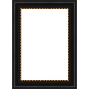 Amanti Art 22"x16" Manhattan Black Framed Magnetic Dry Erase Board - 1 of 4