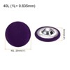 Unique Bargains Blouses Sweater Round Aluminum Cotton Fabric Cloth Covered Buttons 10 Pcs - 2 of 4