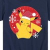 Boys' - Pokémon - Pikachu Santa Hat Short Sleeve Graphic T-Shirt - 2 of 4