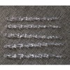Aoibox 25pcs Clear Acrylic Icicle Ornament Set 5.25 Inch Each Includes 10 Meter Hanging String Ideal for Christmas Tree Winter Decor - 4 of 4