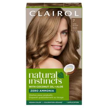 Natural Instincts Clairol Demi-Permanent Hair Color Cream Kit - 7 Dark Blonde, Coastal Dune