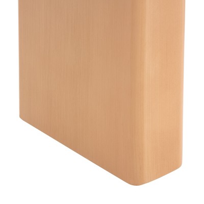 Natural Wood and Metal Rectangle Hallway Table