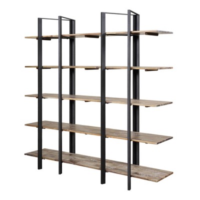 79" Vail Etagere Vertical Bookshelf White - Treasure Trove Accents