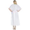 HAPPY BAY Women's House Daily Routine Evening Wear Vacation Casual Dailywear Holiday Plus Size Flowysuit Cover Ups 2X-3X Multicolored, Abstract - 3 of 4