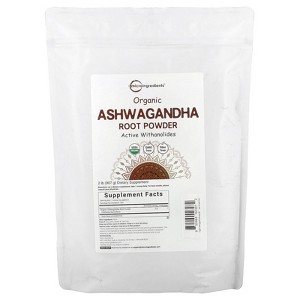 Micro Ingredients Organic Ashwagandha Root Powder, 2 lb (907 g) - 1 of 2