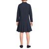 Lands' End Kids Long Sleeve Mesh Pleated Polo Dress - 2 of 4