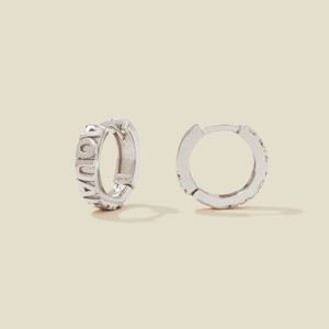Made By Mary | Aquarius Huggie Hoop Earrings - 1 of 4
