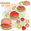 Fun Little Toys 40 PCs Play Food Set - Toy Kitchen Accessories with Cutting Fruits & Fast Food for Kids' Pretend Play - 2 of 4
