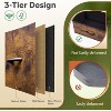 Dresser 4-Drawer Fabric Storage Tower Organizer for Bedroom, Hallway, Entryway, Closets with Steel Frame, Wood Top, Easy Pull Handle - 4 of 4