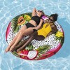H2OGO! Fruits of Paradise Island–XL Person Inflatable Pool Float with Grab Rope - 2 of 4