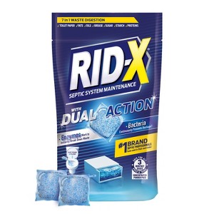 Rid-X Septic System Maintenance Powder Pacs - 3.2oz: Box, Toilet