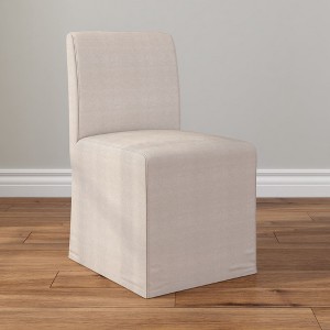 Chesnee Dining Chair with Long Slipcover - 1 of 4