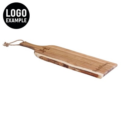 Artisan 24" Acacia Wood Paddle Charcuterie Board