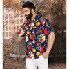 LA LEELA Mens Hawaiian Shirt Short Sleeve Button Down Shirt Men's Halloween Costumes Shirt Vacation Shirts for Men Funny - 2 of 4