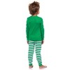 Peanuts ST. Patrick's Day Snooy and Woodstock Lucky Tight Fit Cotton Matching Family Pajama Set Green - 3 of 4