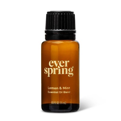 Lemon &#38; Mint Essential Oil Blend - 0.5 fl oz - Everspring&#8482;