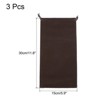 Unique Bargains Wedding Gift Microfiber Soft Drawstring Storage Bag 3 Pcs - 2 of 3