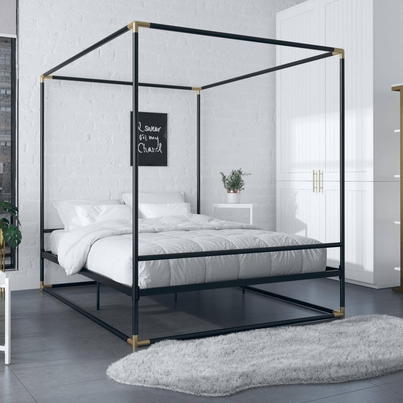 Celeste Canopy Metal Bed -  Cosmoliving By Cosmopolitan , 4 of 16