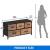 Dresser for Bedroom with 5 Drawers, Chest of Drawers, Fabric Dresser Storage Organizer for Closet, Living Room - 2 of 4