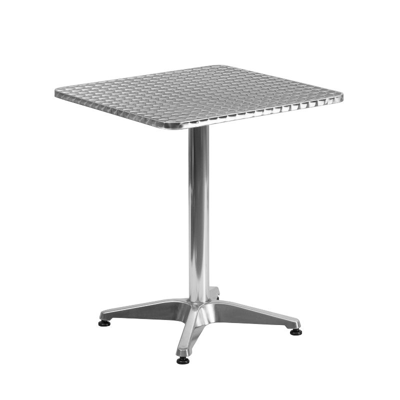 Emma and Oliver 23.5" Square Aluminum Indoor-Outdoor Table, 1 of 9