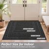 32 inchx 48 inch non - slip washable door mat entrance dirt resistant absorbent low profile floor mat front back door - 2 of 4
