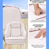 coucheta Premium Pontoon Boat Captain Seat, Waterproof Captain Bucket Seat with Curved Armrest, Thickened Sponge, Comfort Sailing Boatseat - 3 of 4