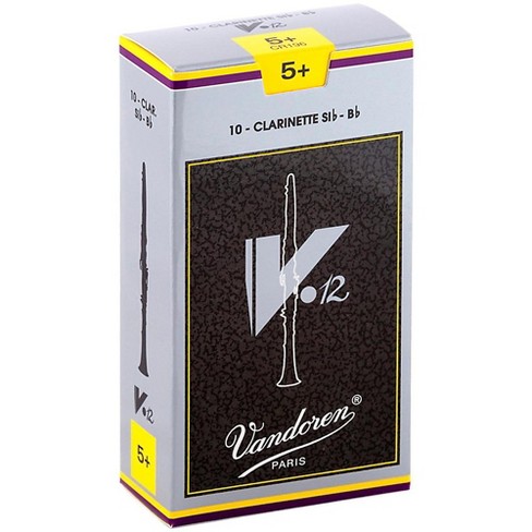 Vandoren V12 Bb Clarinet Reeds Strength 5+ Box Of 10 : Target