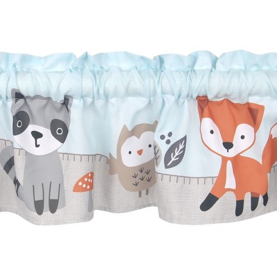 Woodland Friends Nursery Rod Pocket Window Valance 2-Pack