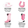 Big Dot of Happiness Rodeo Cowgirl - DIY Shaped Pink Western Party Cut-Outs - 24 Count - 2 of 4