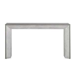 Vynxaria Console Table with Fireplace Design, High-Quality Wood Veneer Top - Simple, Functional, and Versatile for Hallway, Living Room, Entrywa - 1 of 4