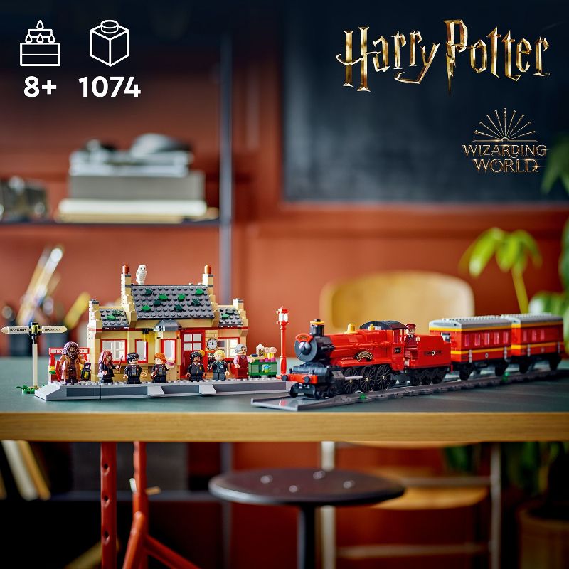 LEGO Harry Potter Hogwarts Express &#38; Hogsmeade Station Train Set 76423, 3 of 8