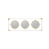 VYNXARIA 15.5*43.5" Gold And White Frame With Mirro - 4 of 4