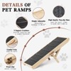 APRILSOUL Pet Ramps Wooden Dog Step with High Traction Mat and Safety Side Rails - 3 of 4