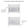 BreathableBaby Breathable Mesh 2-in-1 Mini Crib, White, Greenguard Gold Certified - 4 of 4