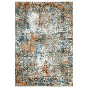 Washable Abstract Area Rug for Living Room Bedroom, Soft Non Slip Indoor Modern Throw Carpet for Dining Room Kitchen Office - 1 of 4