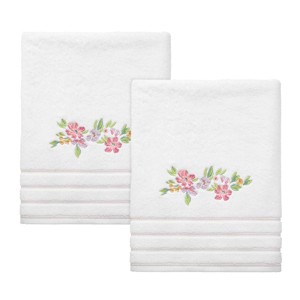 Izod Catalina White 2-Pack Bath Towel Set - 1 of 4