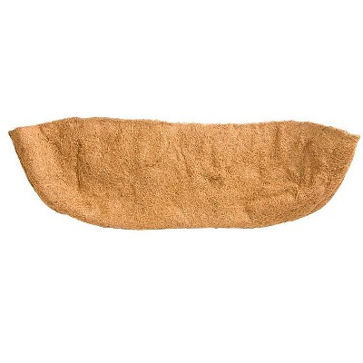 Plow & Hearth - Replacement Coco Liner for Outdoor Planters & Window Baskets, 30"L