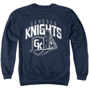 Men's State University Of New York At Geneseo Distressed Primary Logo Crewneck Sweatshirt - 1 of 4