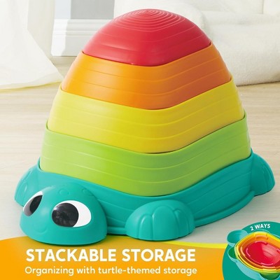Colorful Turtle Balance Stepping Stones for Kids, 5-Piece Set