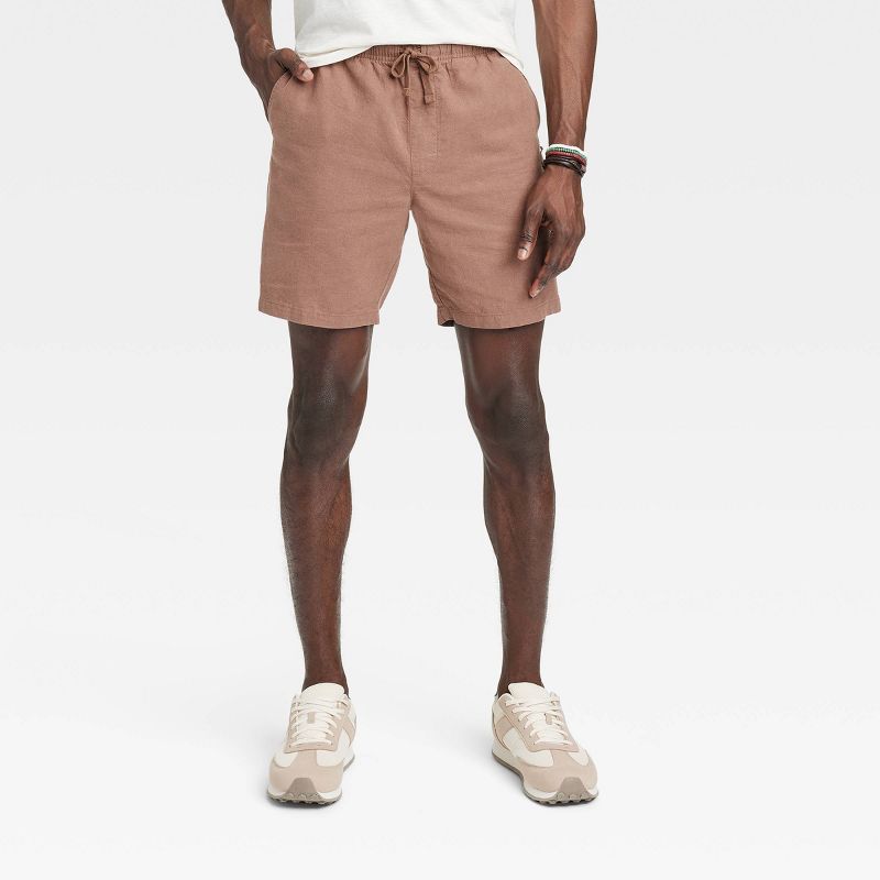 Men&#39;s 7&#34; Everyday Relaxed Fit Pull-On Shorts - Goodfellow &#38; Co&#8482;, 1 of 5