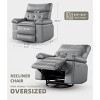 Recliner Chair, Electric Rocker Swivel USB Charger for Adults, with Vibrating Massage and Heating, for Living Room, Bedroom - 2 of 4