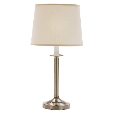 Metal Table Lamp - Brushed Steel (28")