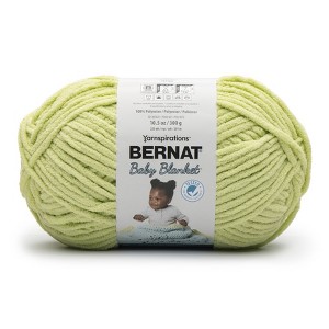 Bernat Baby Blanket Big Ball Yarn 1/Pack-Lemon Lime - 1 of 4