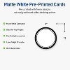 Avery® Cards, 2" Diameter, Double Black Border, Matte White, 120ct - 2 of 4