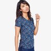 Calypsa Women's UPF 50+ Short Sleeve Adele Swim Top - 3 of 4