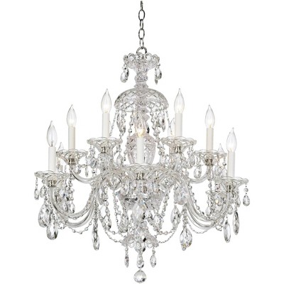 Schonbek Sterling 29"W Heritage Crystal 12-Light Chandelier