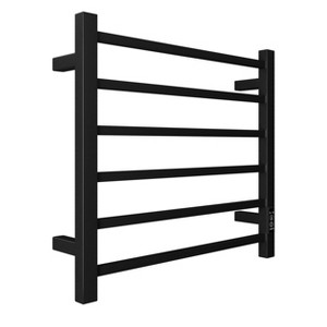 Towel Warmer Rack, 6 Bars Wall Mounting Towel Warmers for Bathroom, Stainless Steel Heated Towel Rack Towel Dryer Plug-in Led Display Towel Rack - 1 of 4