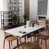 Vynxaria Convertible Solid Wood Table and Shelf with Metal Frame - 3 of 4